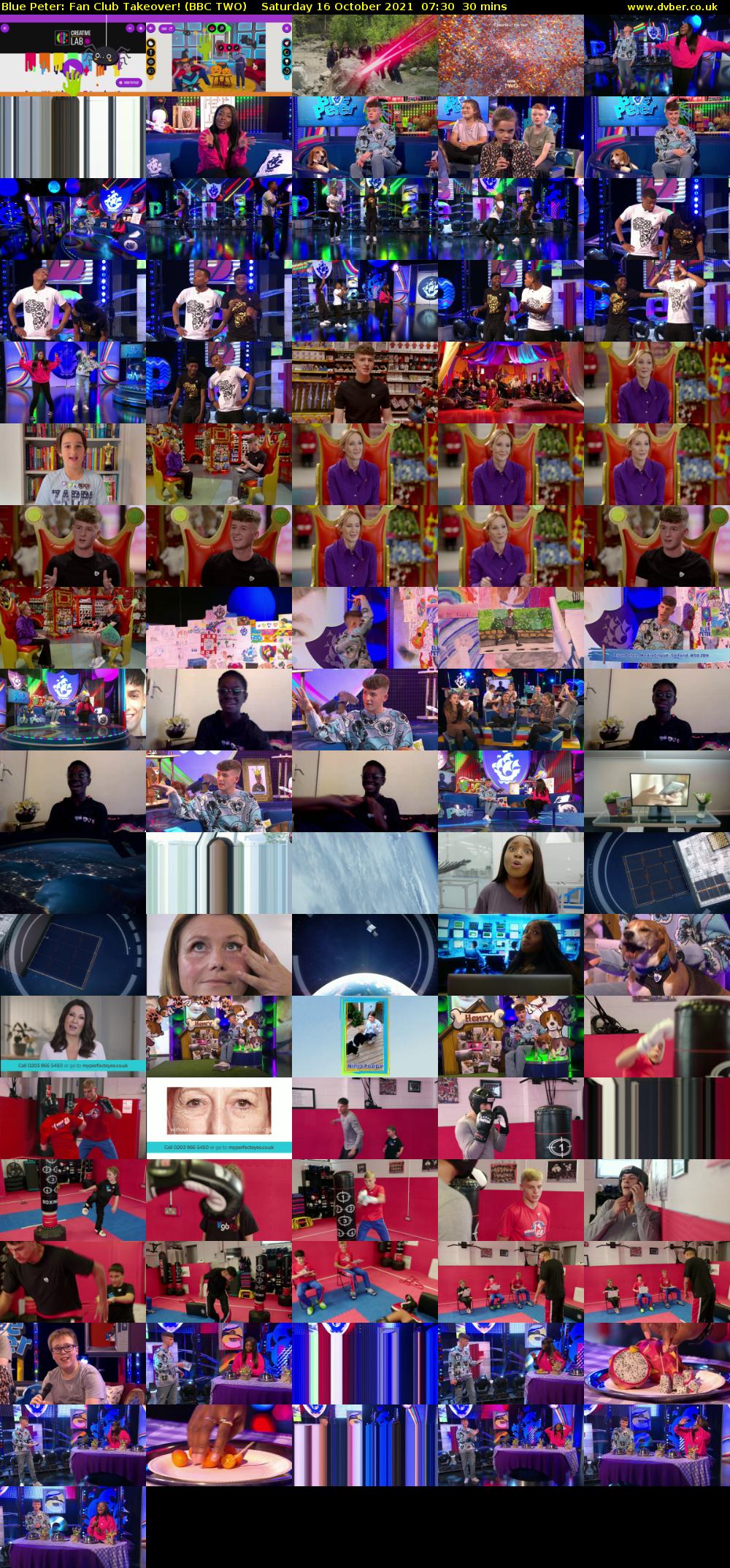 Blue Peter: Fan Club Takeover! (BBC TWO) Saturday 16 October 2021 07:30 - 08:00