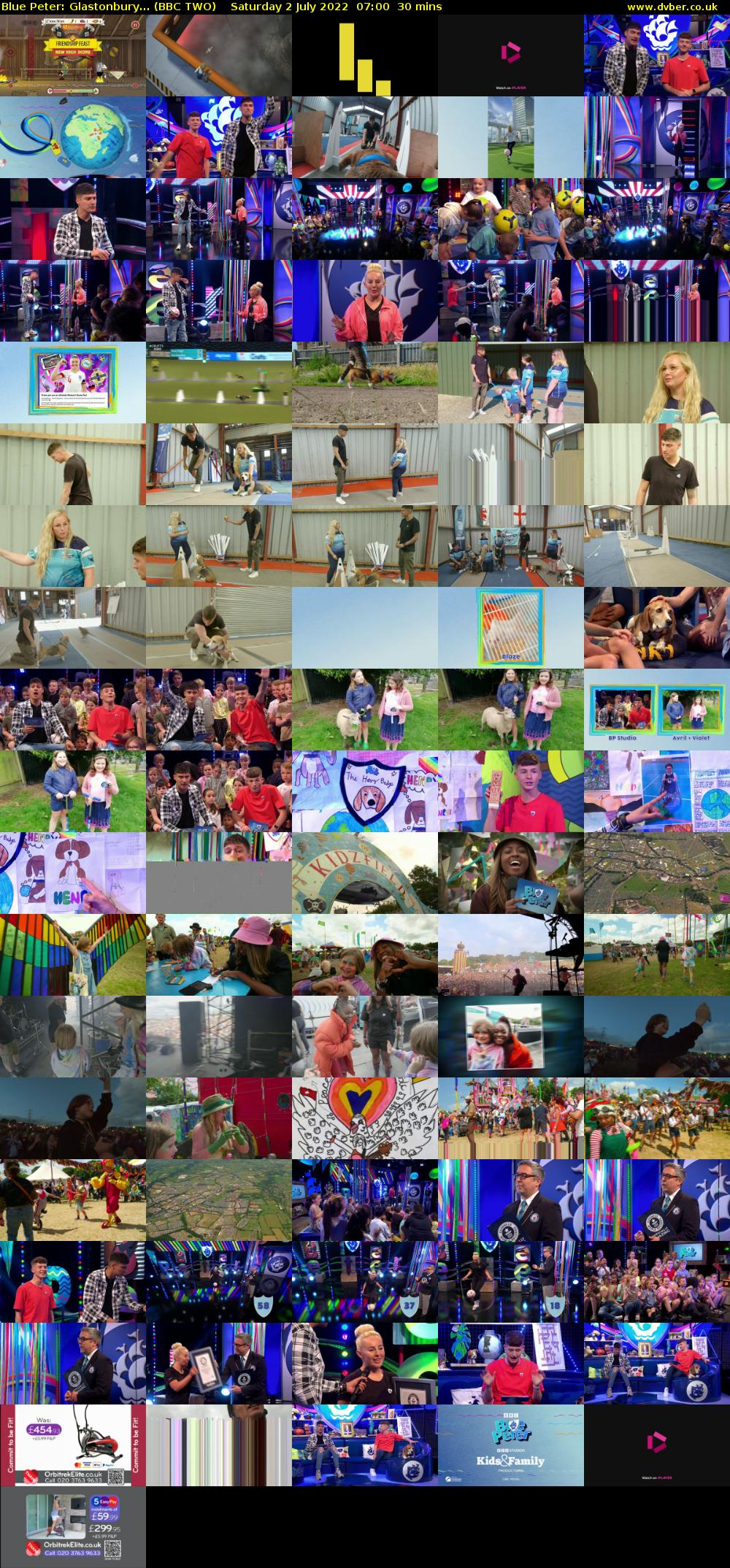 Blue Peter: Glastonbury... (BBC TWO) Saturday 2 July 2022 07:00 - 07:30