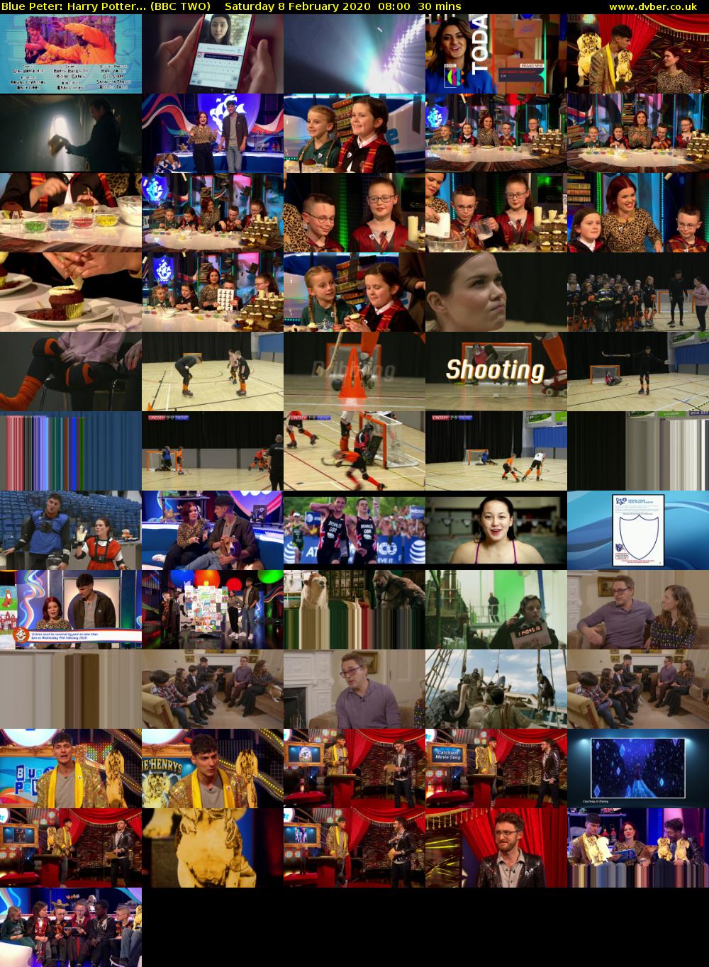 Blue Peter: Harry Potter... (BBC TWO) Saturday 8 February 2020 08:00 - 08:30
