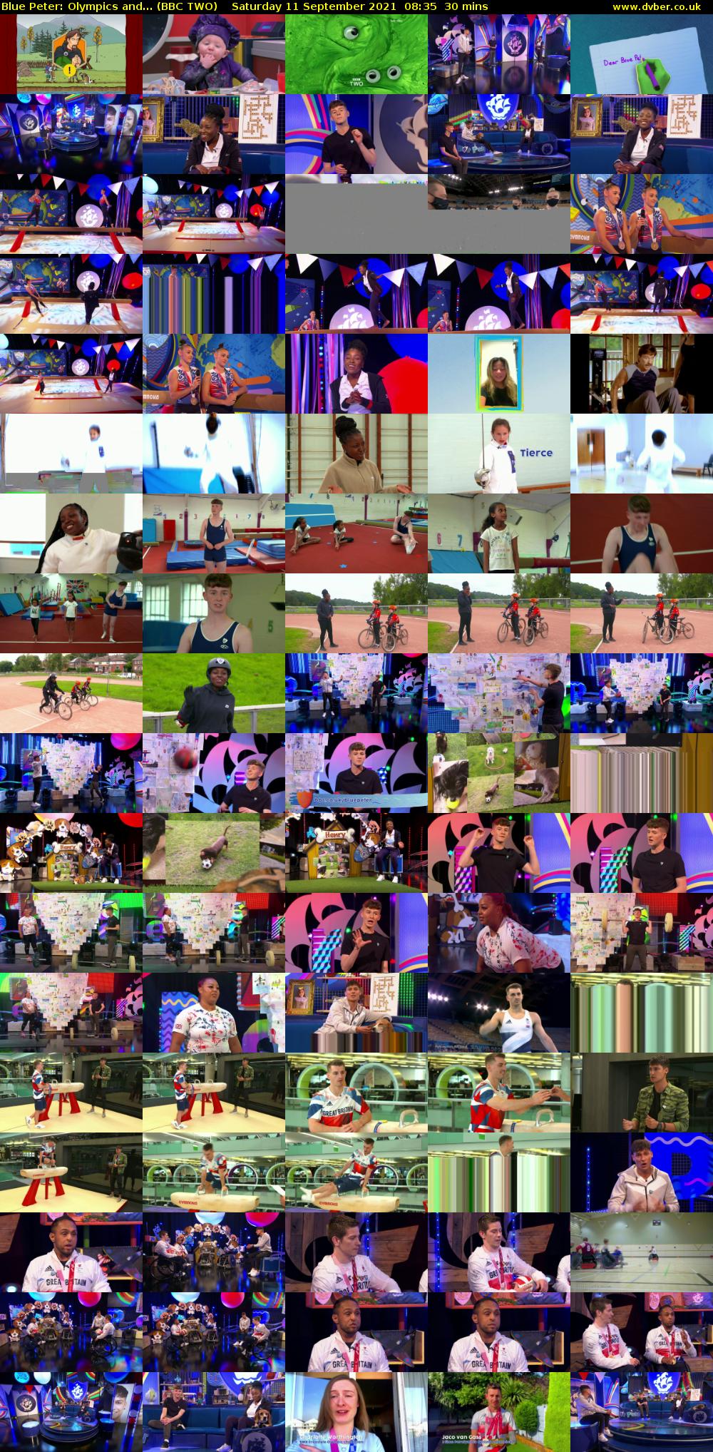 Blue Peter: Olympics and... (BBC TWO) Saturday 11 September 2021 08:35 - 09:05