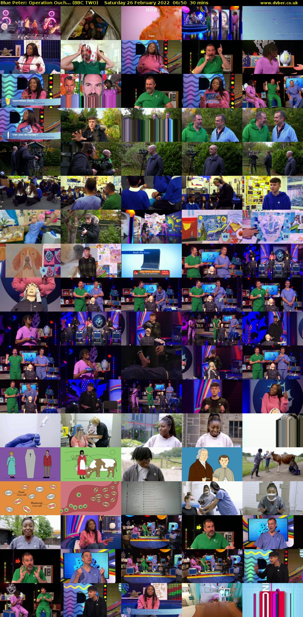 Blue Peter: Operation Ouch... (BBC TWO) Saturday 26 February 2022 06:50 - 07:20