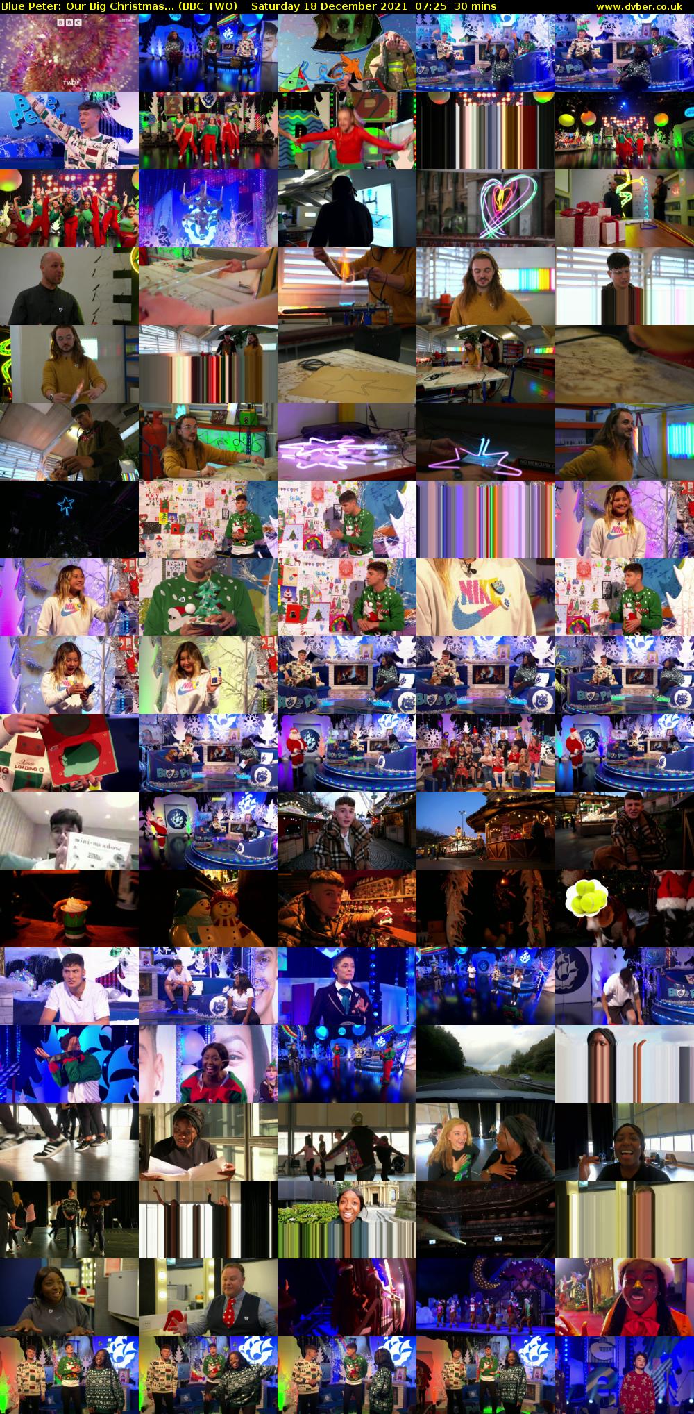 Blue Peter: Our Big Christmas... (BBC TWO) Saturday 18 December 2021 07:25 - 07:55