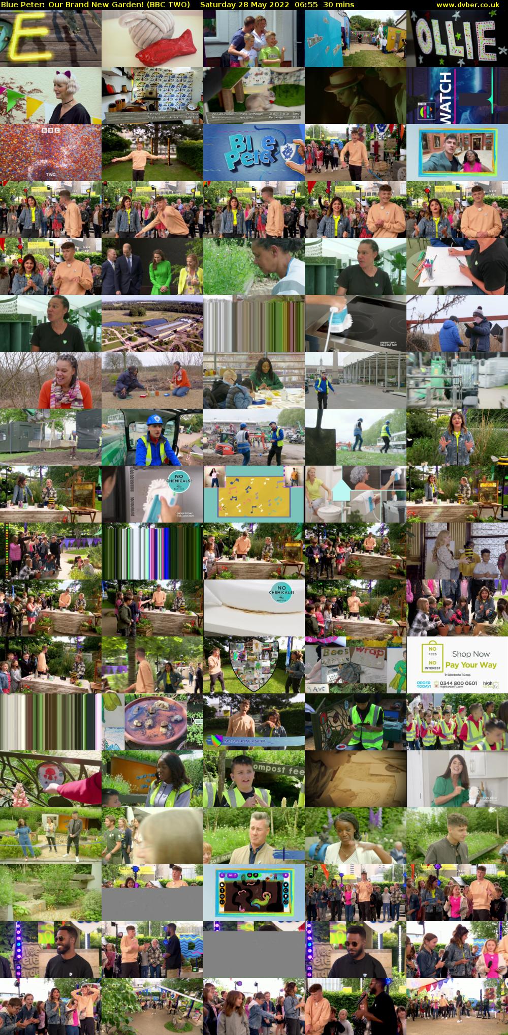 Blue Peter: Our Brand New Garden! (BBC TWO) Saturday 28 May 2022 06:55 - 07:25