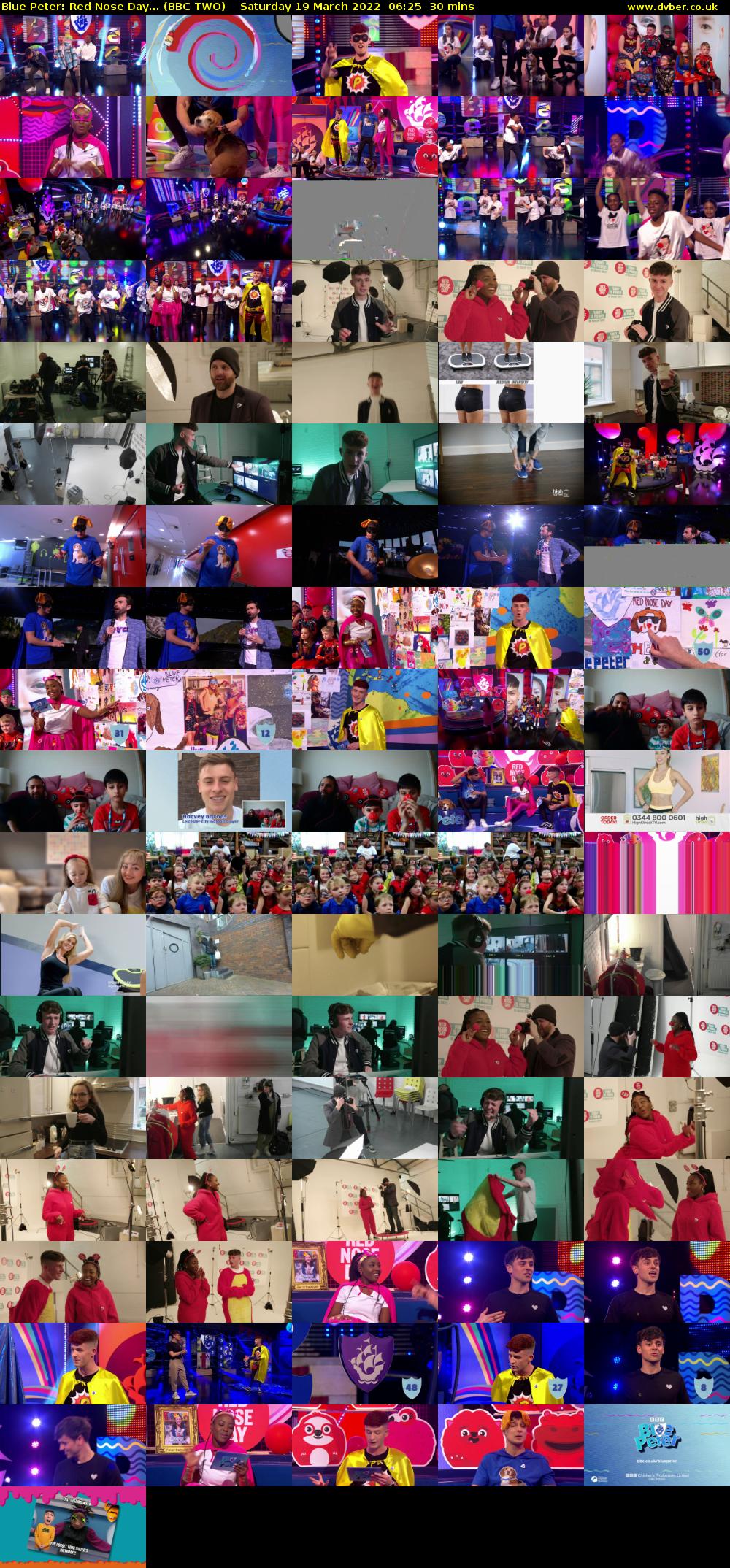 Blue Peter: Red Nose Day... (BBC TWO) Saturday 19 March 2022 06:25 - 06:55