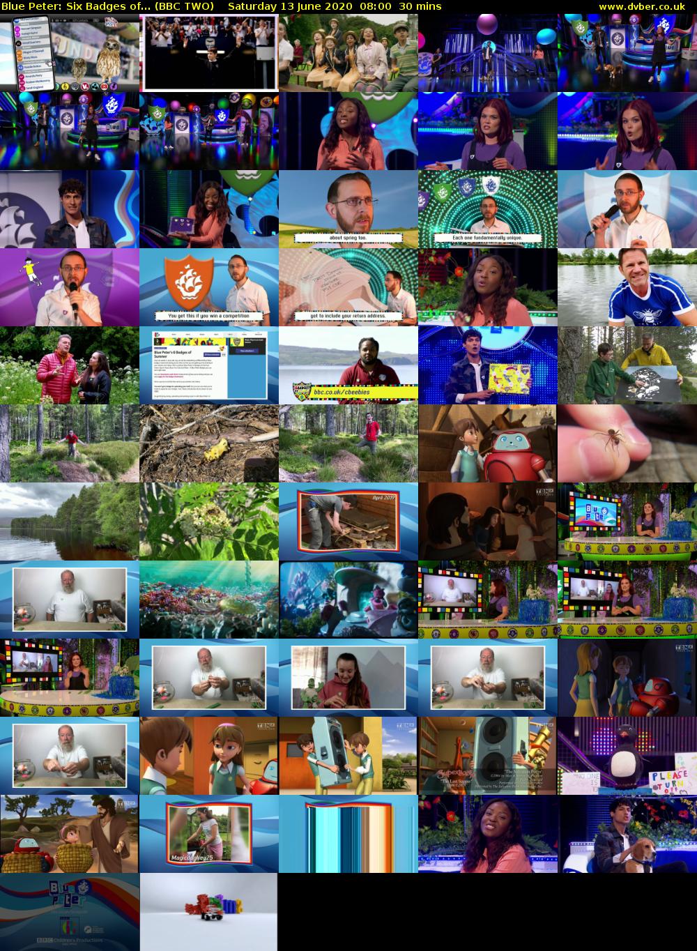 Blue Peter: Six Badges of... (BBC TWO) Saturday 13 June 2020 08:00 - 08:30