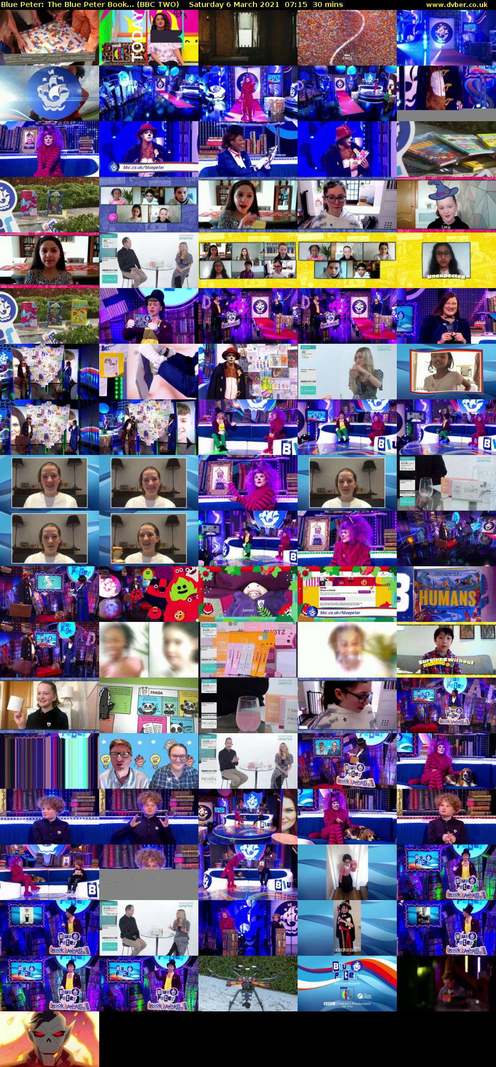 Blue Peter: The Blue Peter Book... (BBC TWO) Saturday 6 March 2021 07:15 - 07:45