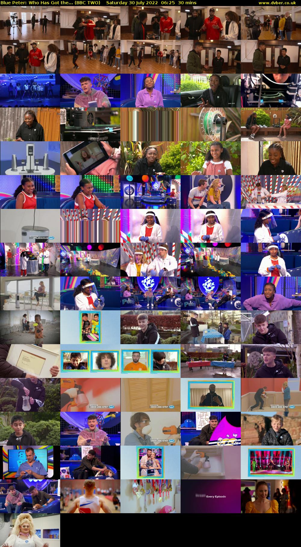 Blue Peter: Who Has Got the... (BBC TWO) Saturday 30 July 2022 06:25 - 06:55