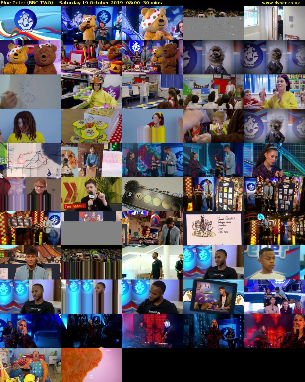 Blue Peter (BBC TWO) Saturday 19 October 2019 08:00 - 08:30