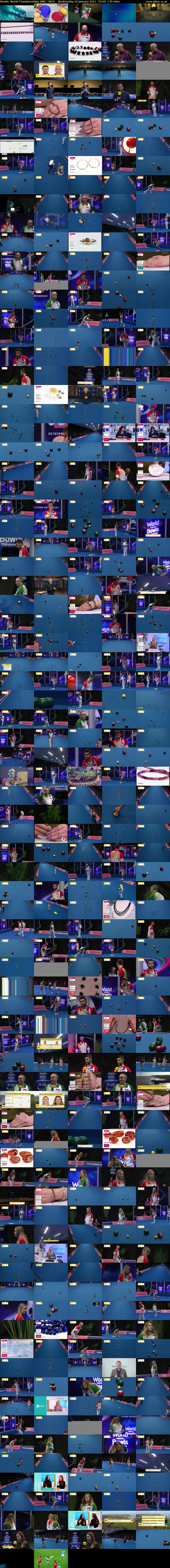 Bowls: World Championships (BBC TWO) Wednesday 20 January 2021 15:00 - 17:15