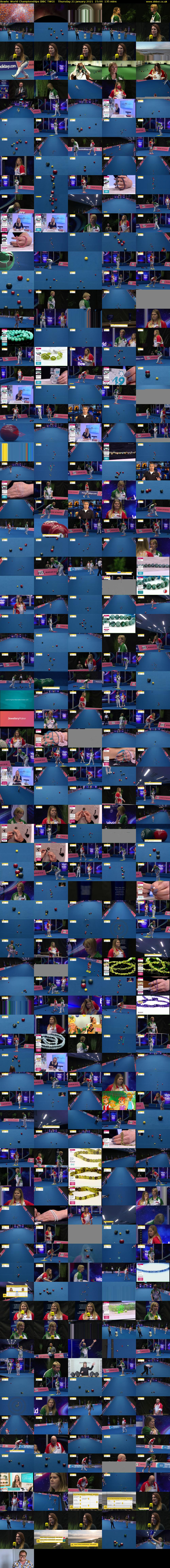 Bowls: World Championships (BBC TWO) Thursday 21 January 2021 15:00 - 17:15