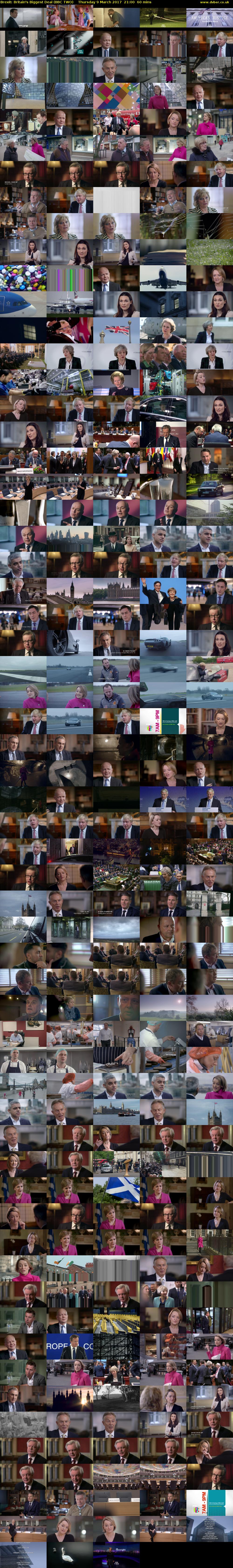 Brexit: Britain's Biggest Deal (BBC TWO) Thursday 9 March 2017 21:00 - 22:00