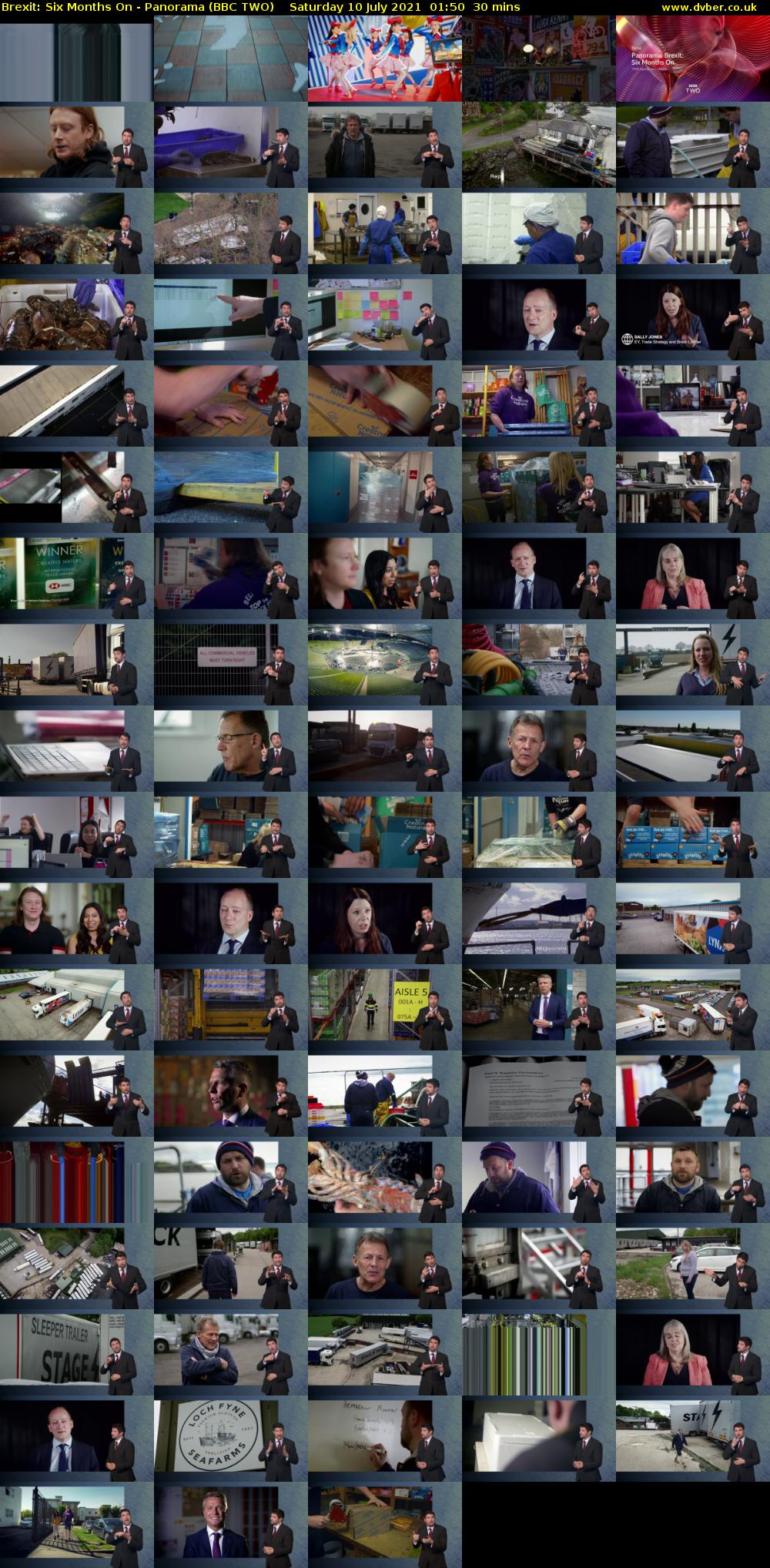 Brexit: Six Months On - Panorama (BBC TWO) Saturday 10 July 2021 01:50 - 02:20