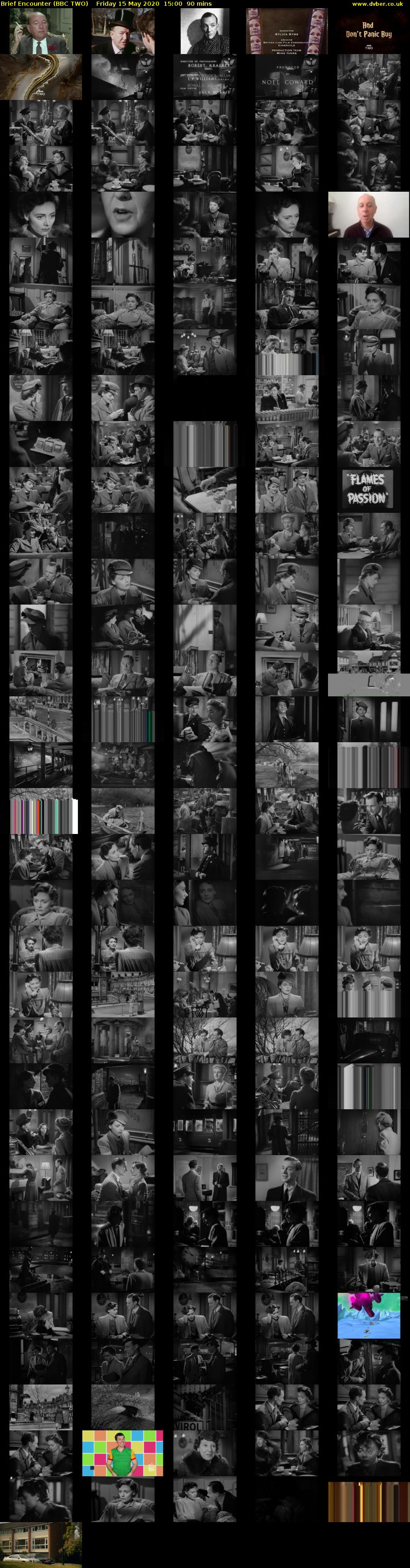 Brief Encounter (BBC TWO) Friday 15 May 2020 15:00 - 16:30