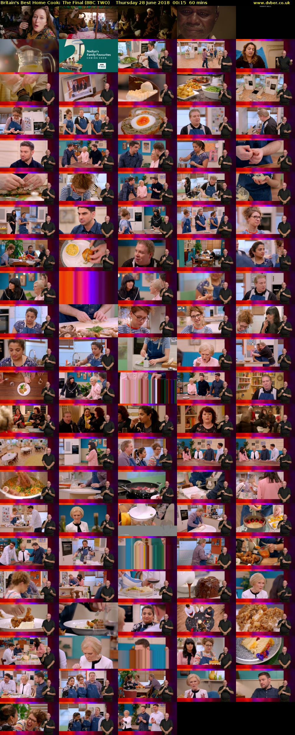 Britain's Best Home Cook: The Final (BBC TWO) Thursday 28 June 2018 00:15 - 01:15
