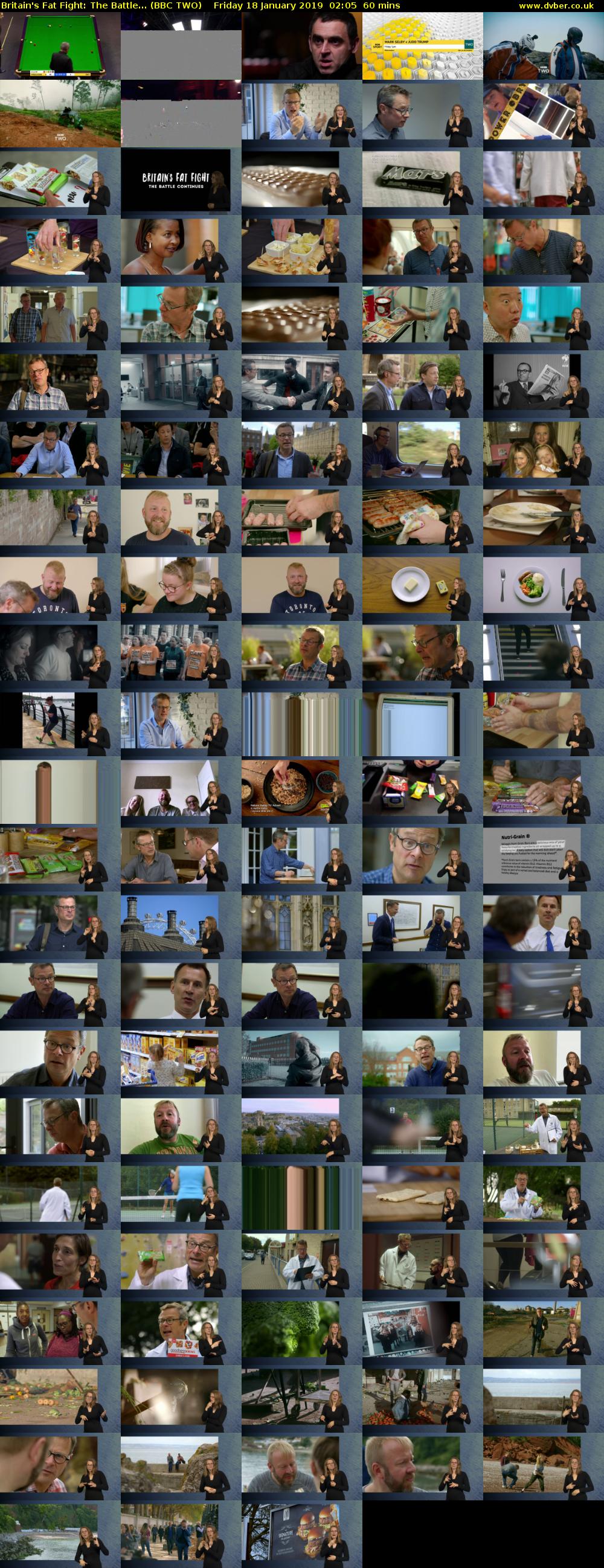 Britain's Fat Fight: The Battle... (BBC TWO) Friday 18 January 2019 02:05 - 03:05