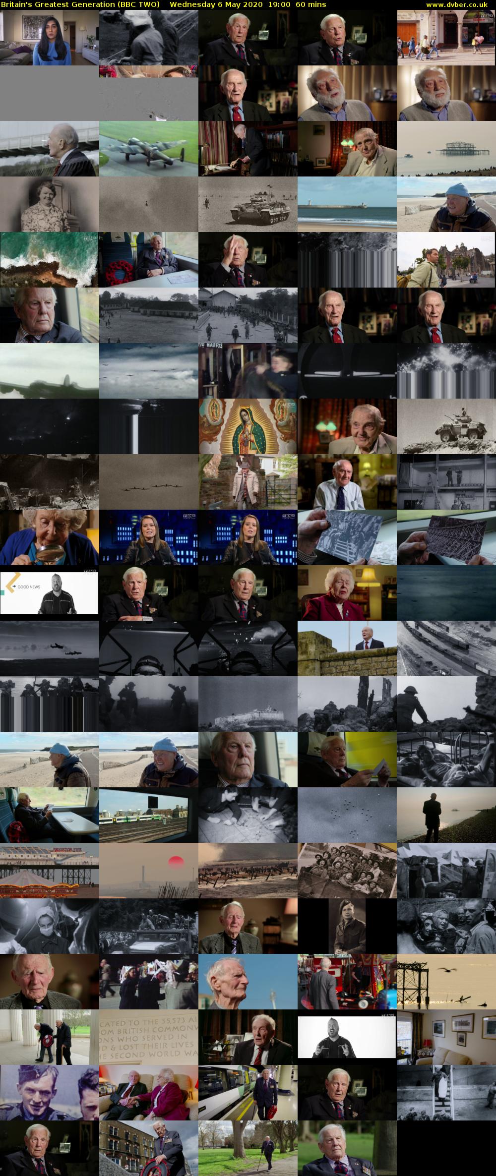 Britain's Greatest Generation (BBC TWO) Wednesday 6 May 2020 19:00 - 20:00