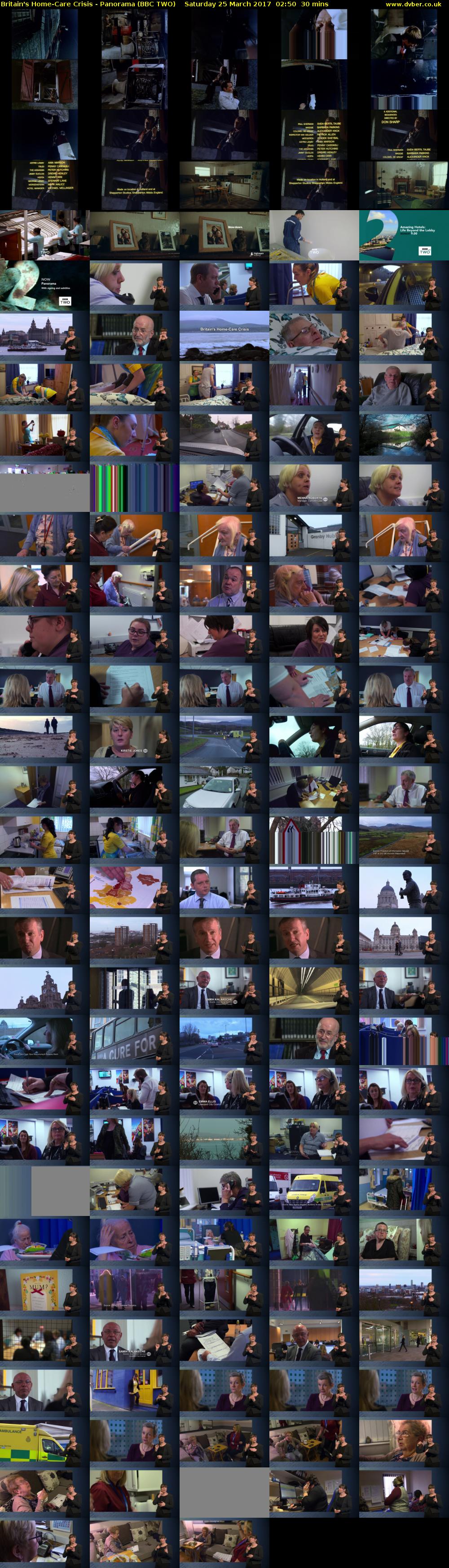 Britain's Home-Care Crisis - Panorama (BBC TWO) Saturday 25 March 2017 02:50 - 03:20
