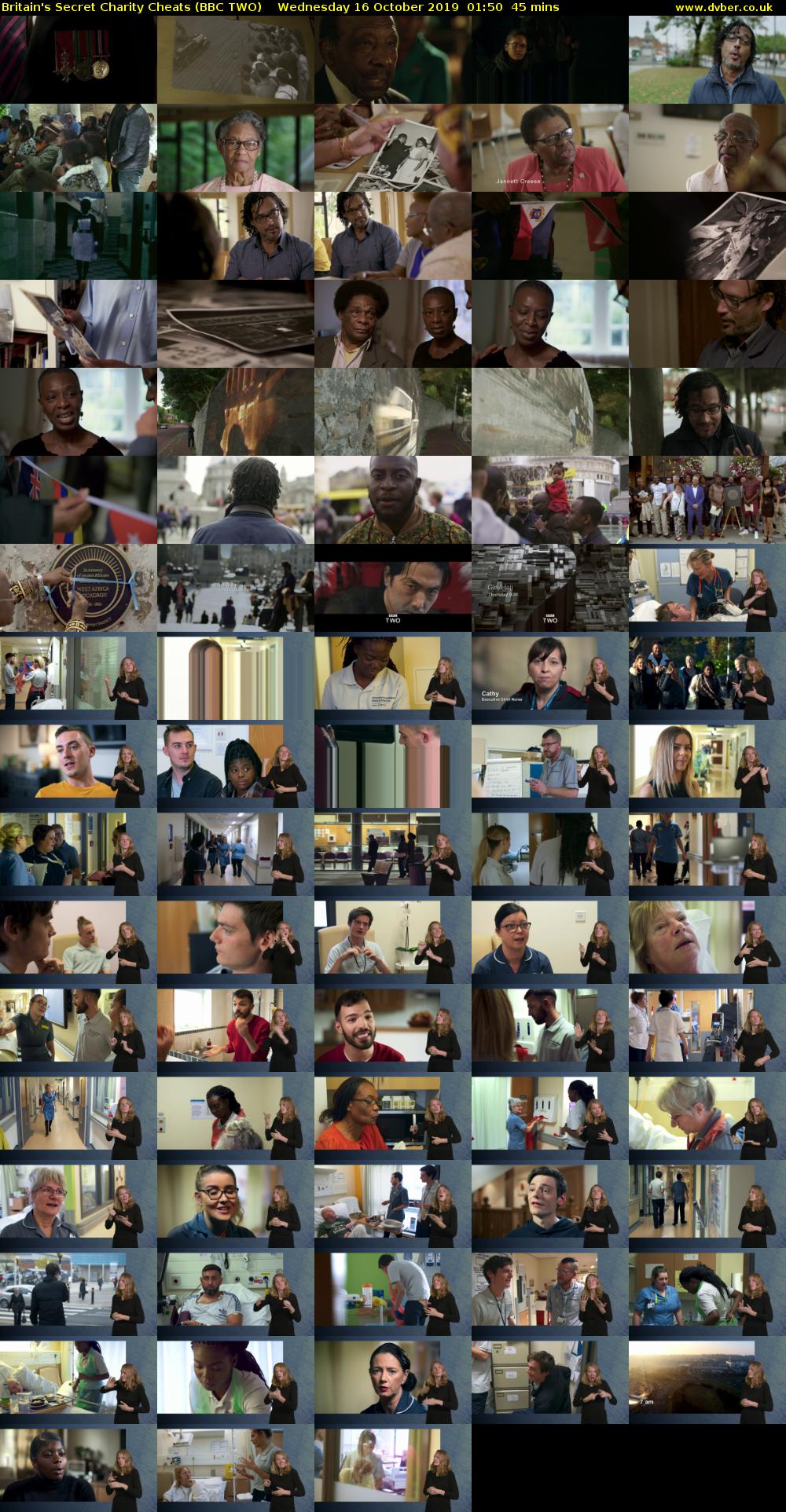 Britain's Secret Charity Cheats (BBC TWO) Wednesday 16 October 2019 01:50 - 02:35