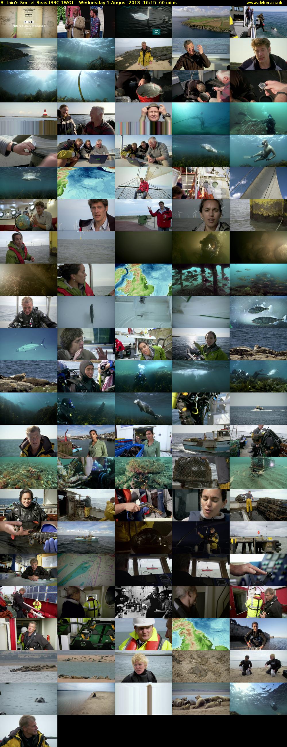 Britain's Secret Seas (BBC TWO) Wednesday 1 August 2018 16:15 - 17:15