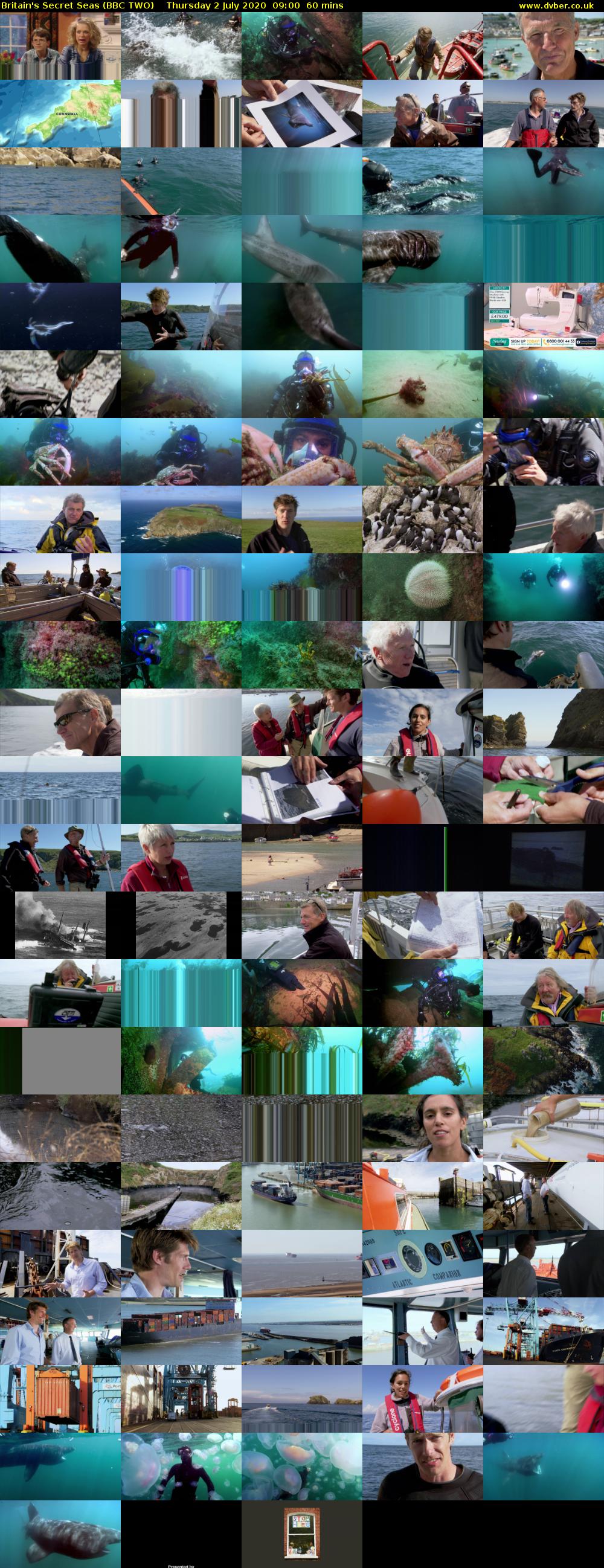 Britain's Secret Seas (BBC TWO) Thursday 2 July 2020 09:00 - 10:00