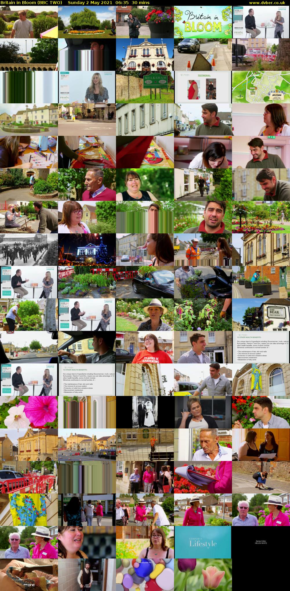 Britain in Bloom (BBC TWO) Sunday 2 May 2021 06:35 - 07:05