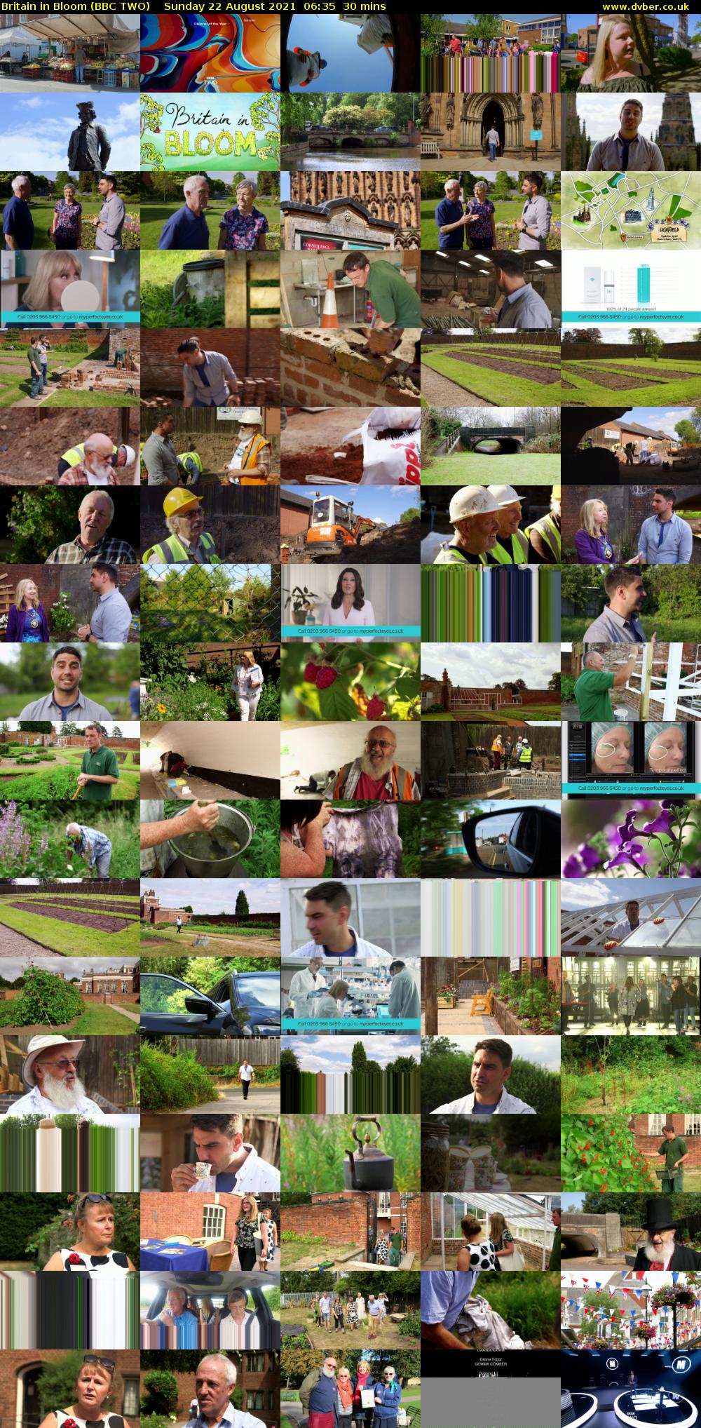 Britain in Bloom (BBC TWO) Sunday 22 August 2021 06:35 - 07:05