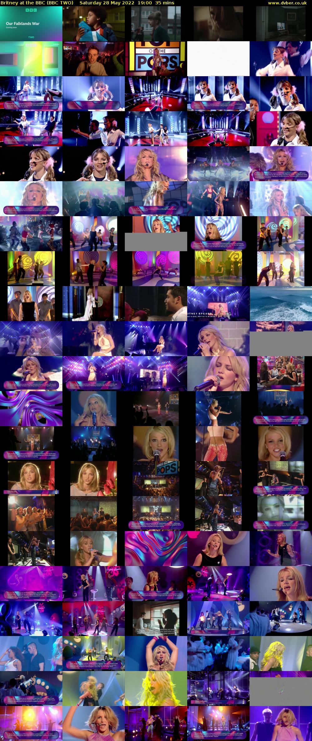 Britney at the BBC (BBC TWO) Saturday 28 May 2022 19:00 - 19:35