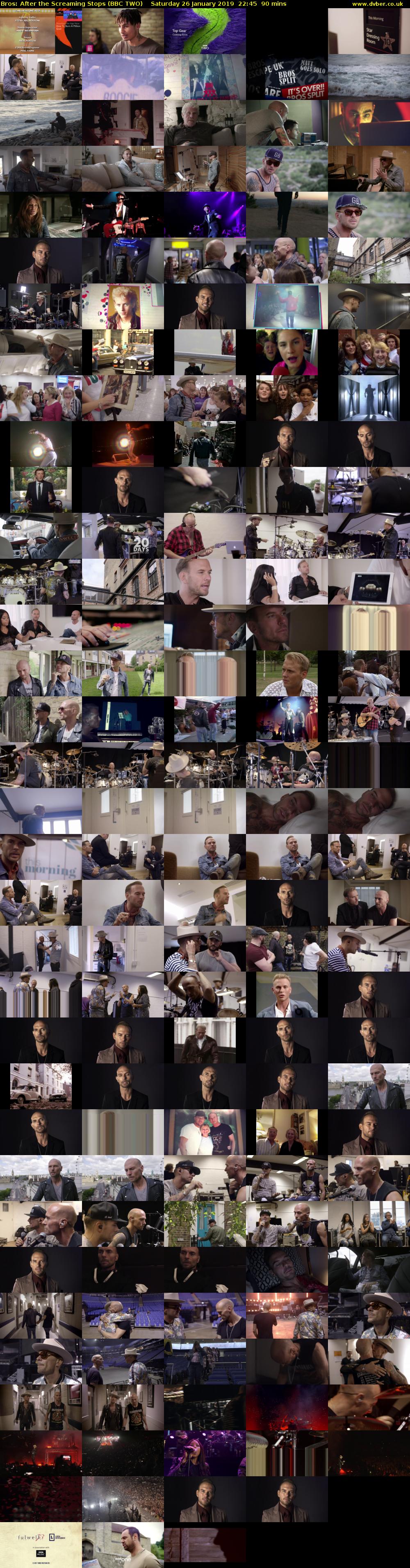 Bros: After the Screaming Stops (BBC TWO) Saturday 26 January 2019 22:45 - 00:15