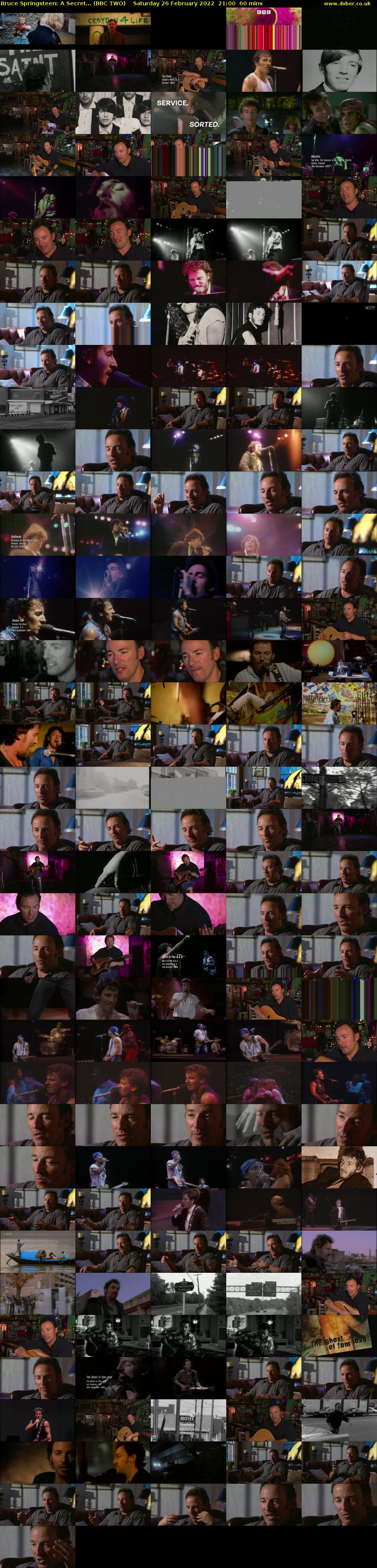 Bruce Springsteen: A Secret... (BBC TWO) Saturday 26 February 2022 21:00 - 22:00