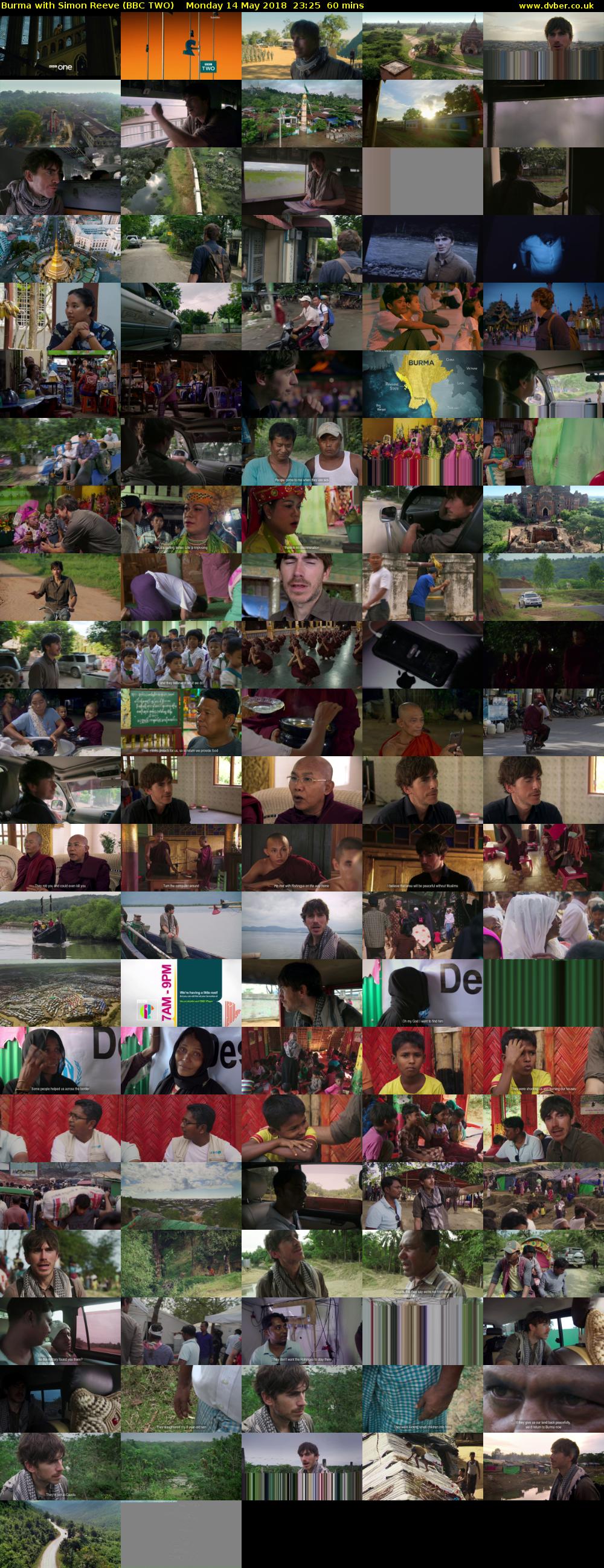 Burma with Simon Reeve (BBC TWO) Monday 14 May 2018 23:25 - 00:25