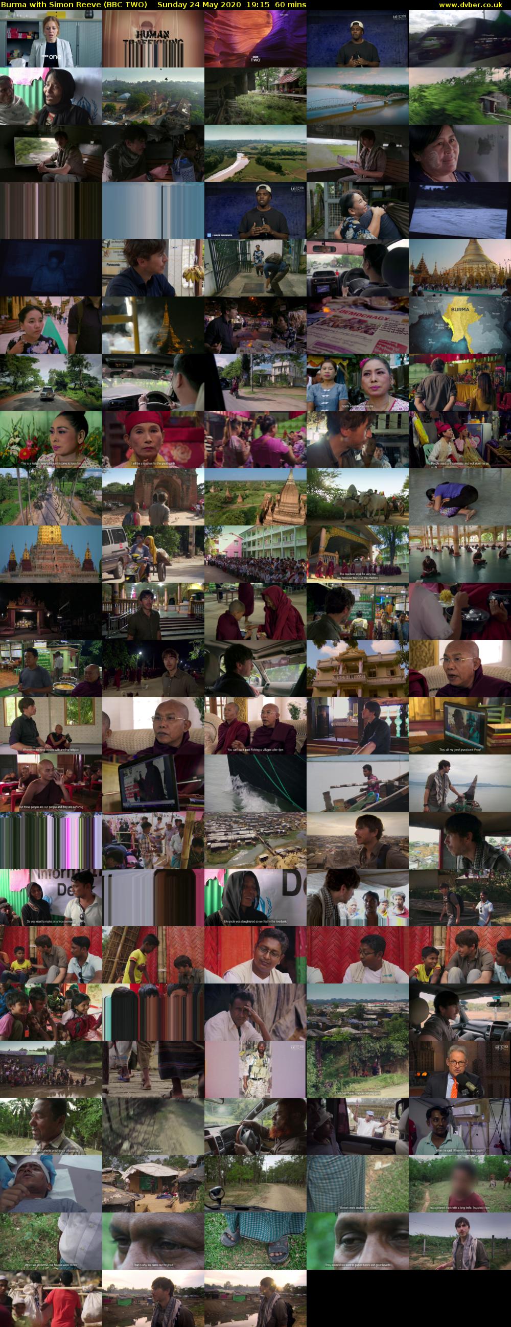 Burma with Simon Reeve (BBC TWO) Sunday 24 May 2020 19:15 - 20:15