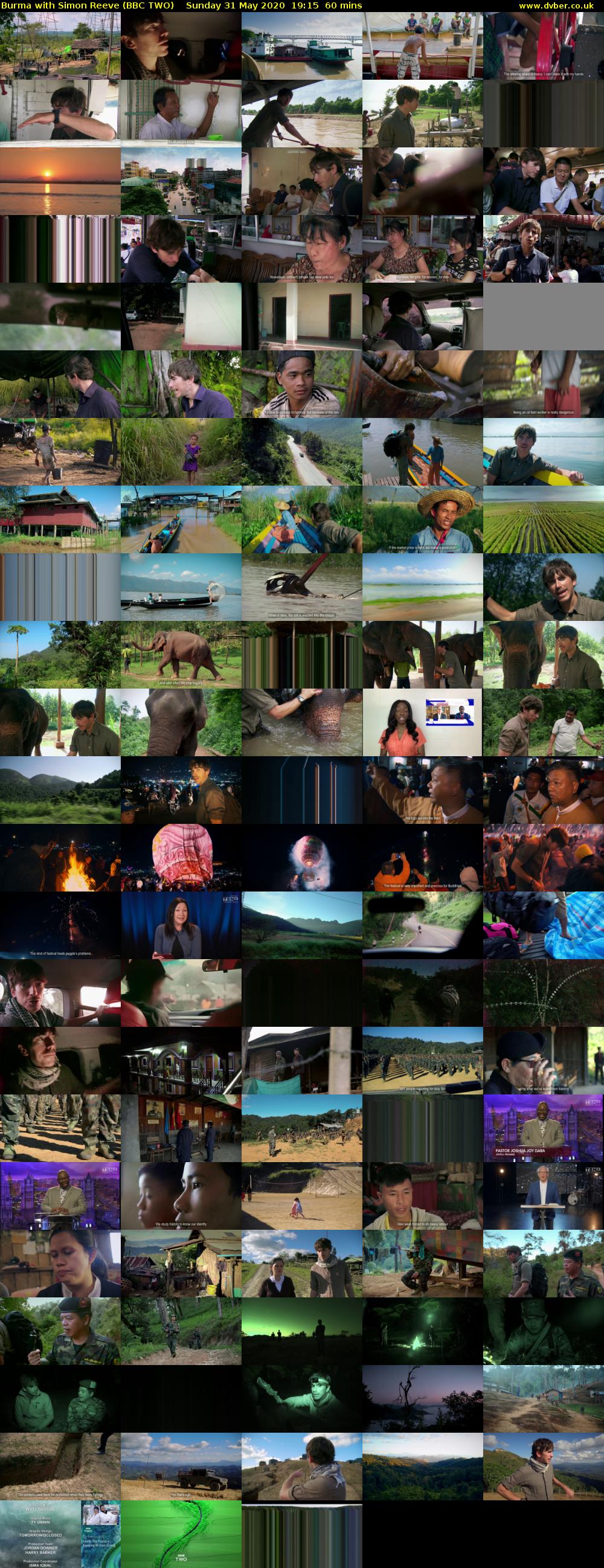 Burma with Simon Reeve (BBC TWO) Sunday 31 May 2020 19:15 - 20:15