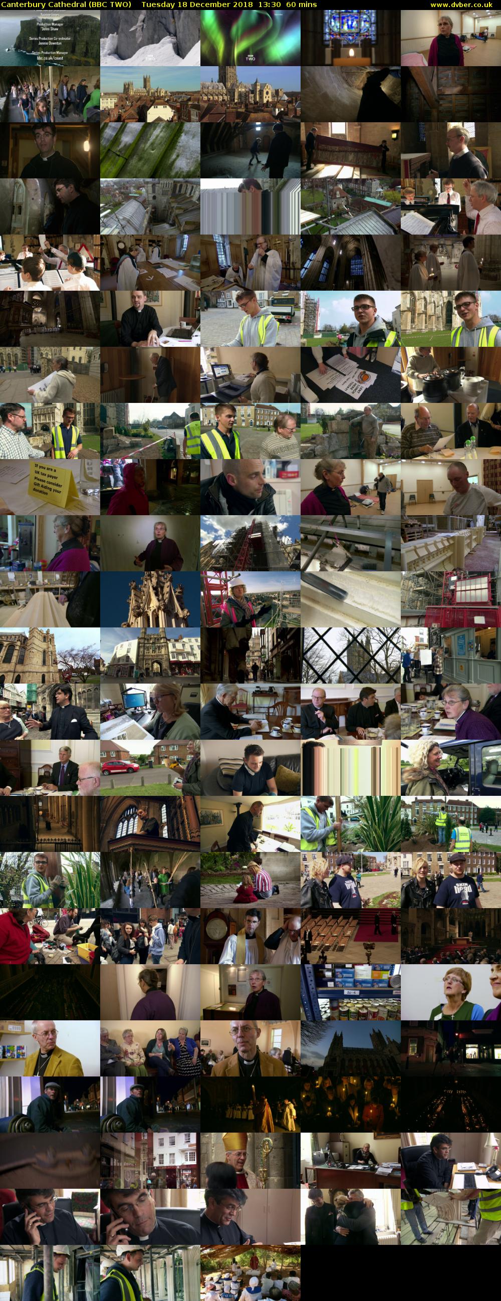 Canterbury Cathedral (BBC TWO) Tuesday 18 December 2018 13:30 - 14:30