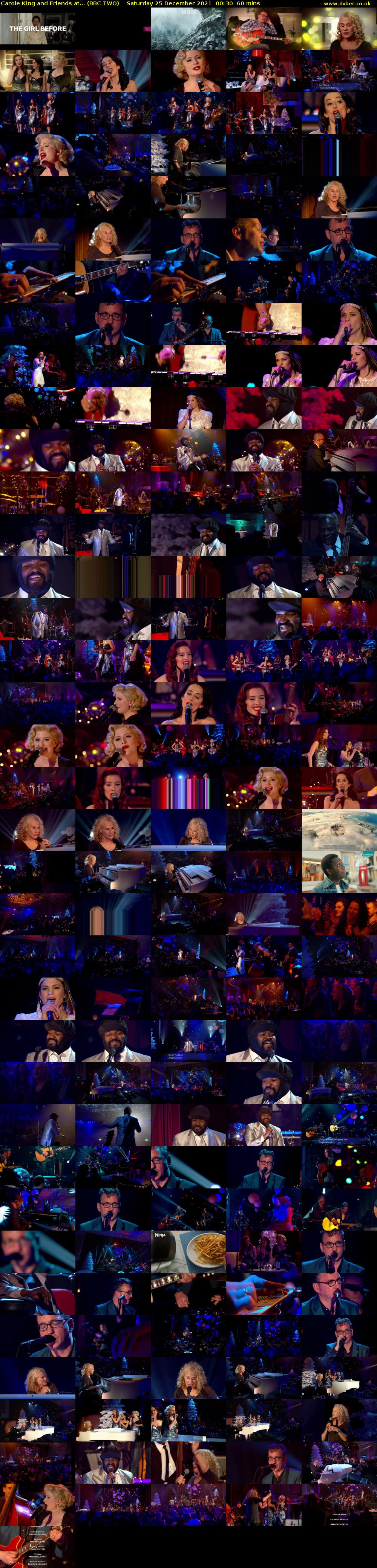 Carole King and Friends at... (BBC TWO) Saturday 25 December 2021 00:30 - 01:30