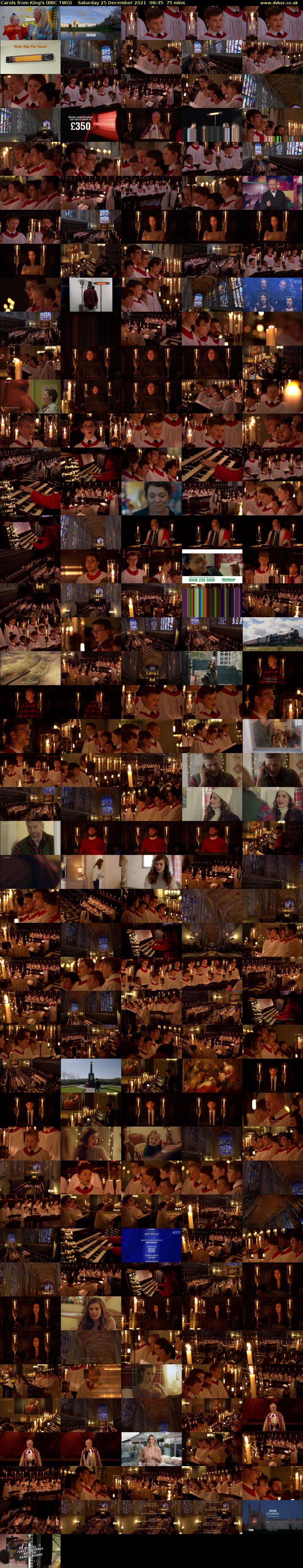 Carols from King's (BBC TWO) Saturday 25 December 2021 08:45 - 10:00