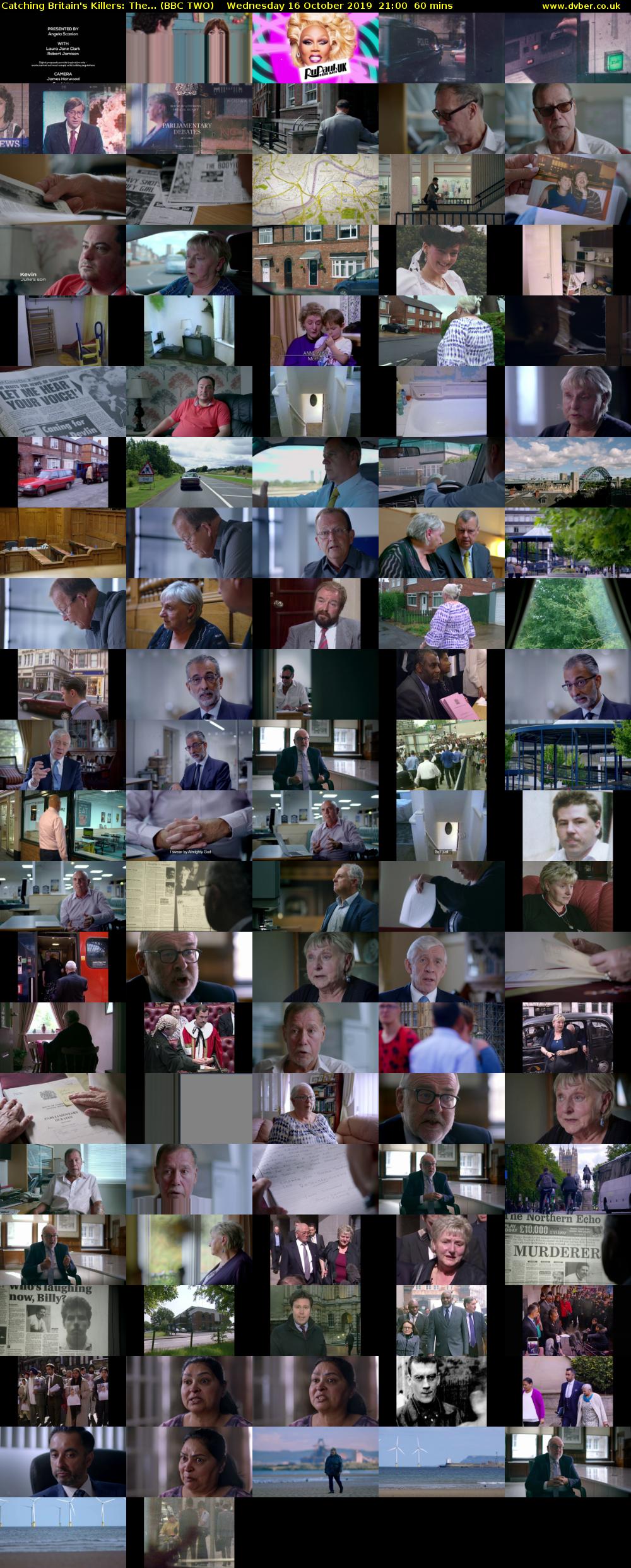Catching Britain's Killers: The... (BBC TWO) Wednesday 16 October 2019 21:00 - 22:00