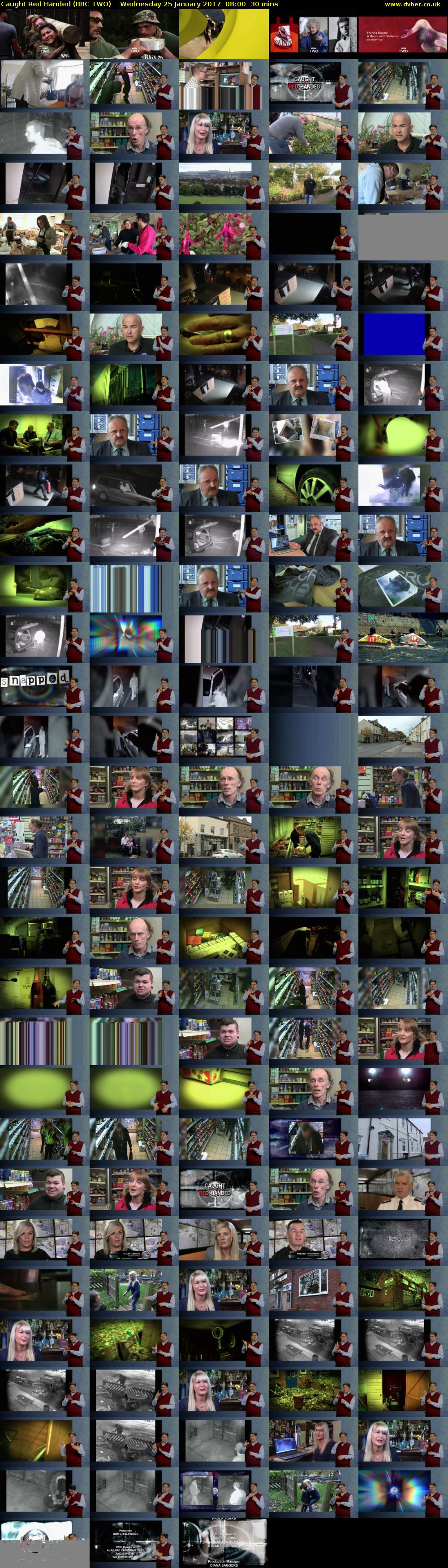 Caught Red Handed (BBC TWO) Wednesday 25 January 2017 08:00 - 08:30