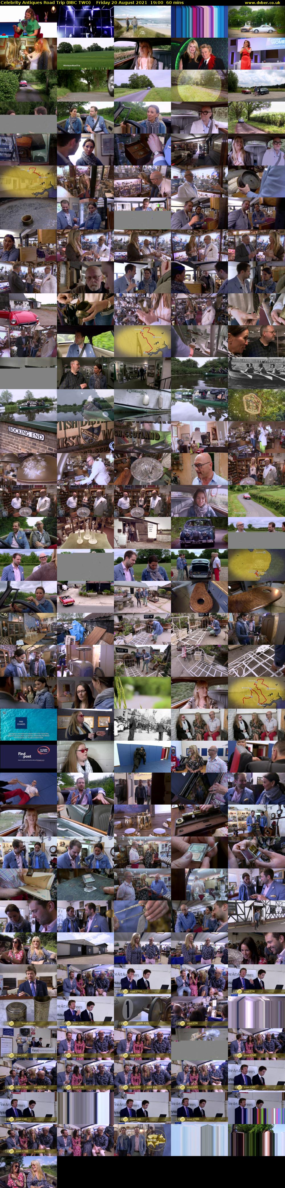 Celebrity Antiques Road Trip (BBC TWO) Friday 20 August 2021 19:00 - 20:00