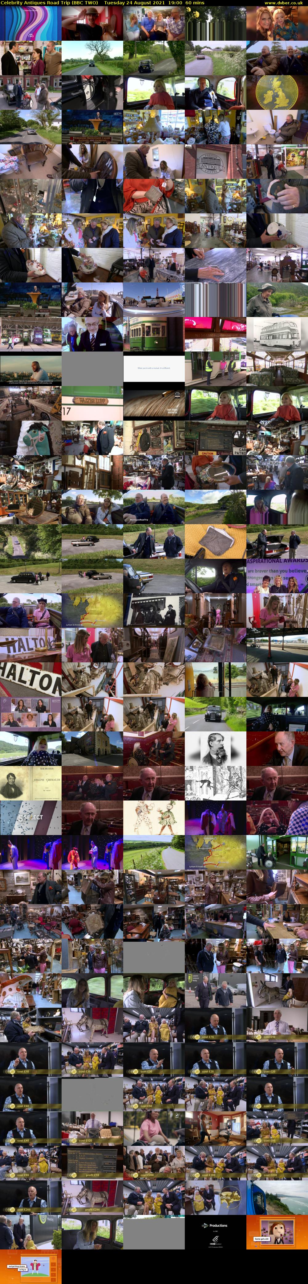 Celebrity Antiques Road Trip (BBC TWO) Tuesday 24 August 2021 19:00 - 20:00