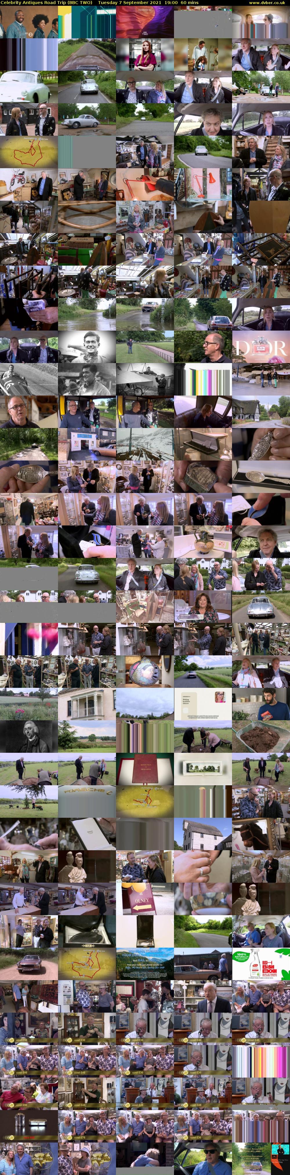 Celebrity Antiques Road Trip (BBC TWO) Tuesday 7 September 2021 19:00 - 20:00