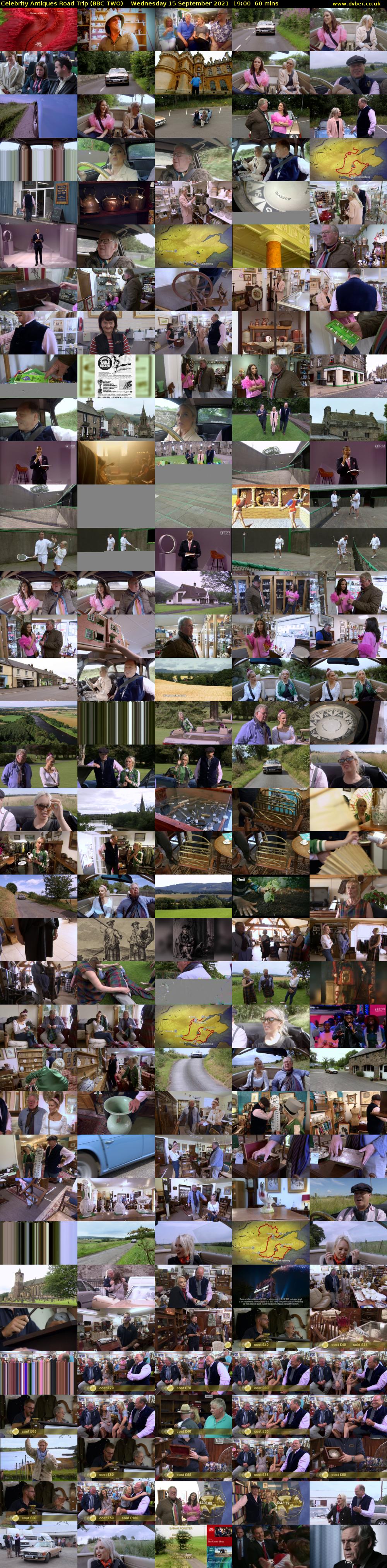 Celebrity Antiques Road Trip (BBC TWO) Wednesday 15 September 2021 19:00 - 20:00
