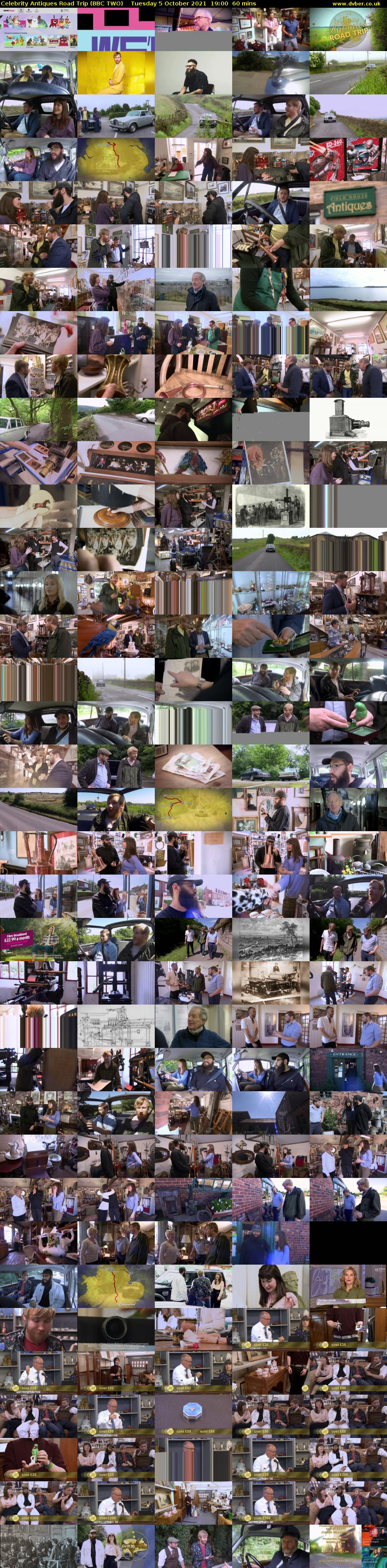Celebrity Antiques Road Trip (BBC TWO) Tuesday 5 October 2021 19:00 - 20:00