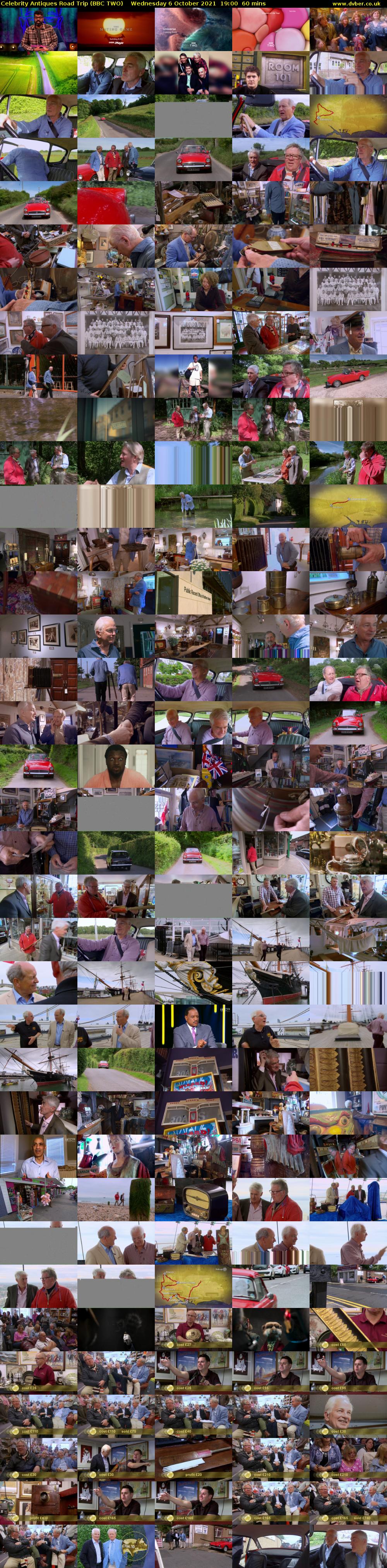 Celebrity Antiques Road Trip (BBC TWO) Wednesday 6 October 2021 19:00 - 20:00