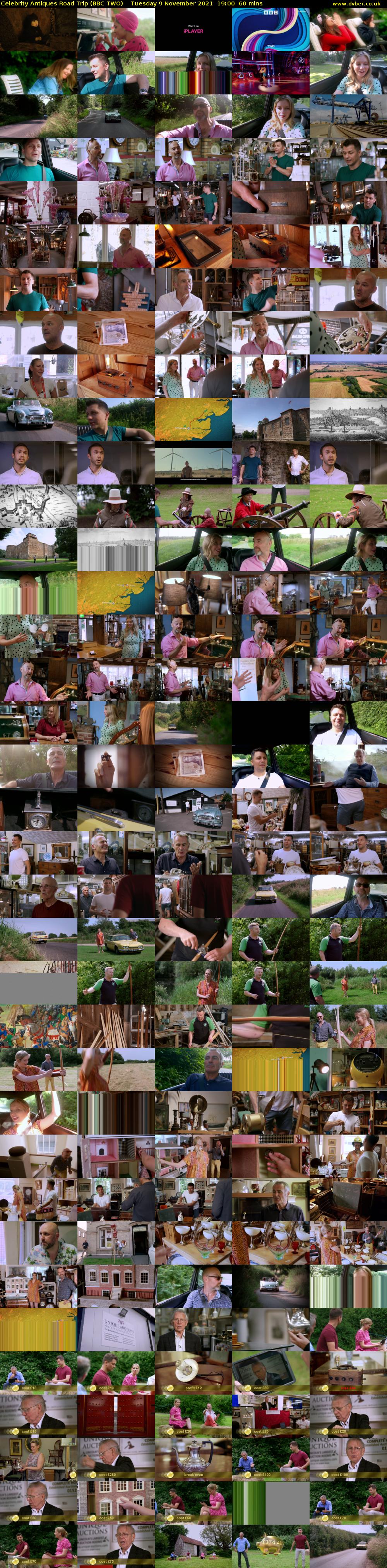Celebrity Antiques Road Trip (BBC TWO) Tuesday 9 November 2021 19:00 - 20:00