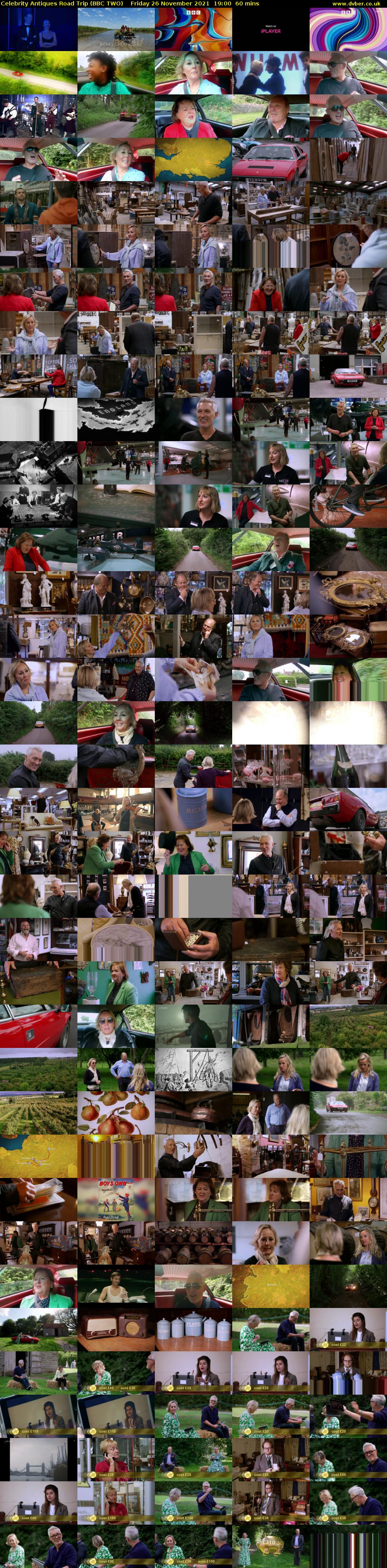 Celebrity Antiques Road Trip (BBC TWO) Friday 26 November 2021 19:00 - 20:00