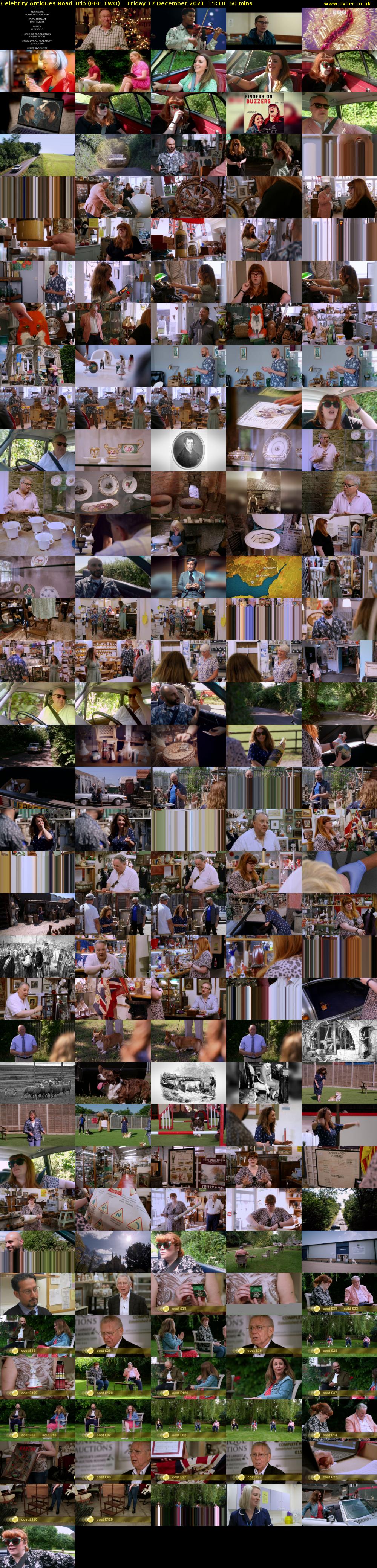 Celebrity Antiques Road Trip (BBC TWO) Friday 17 December 2021 15:10 - 16:10