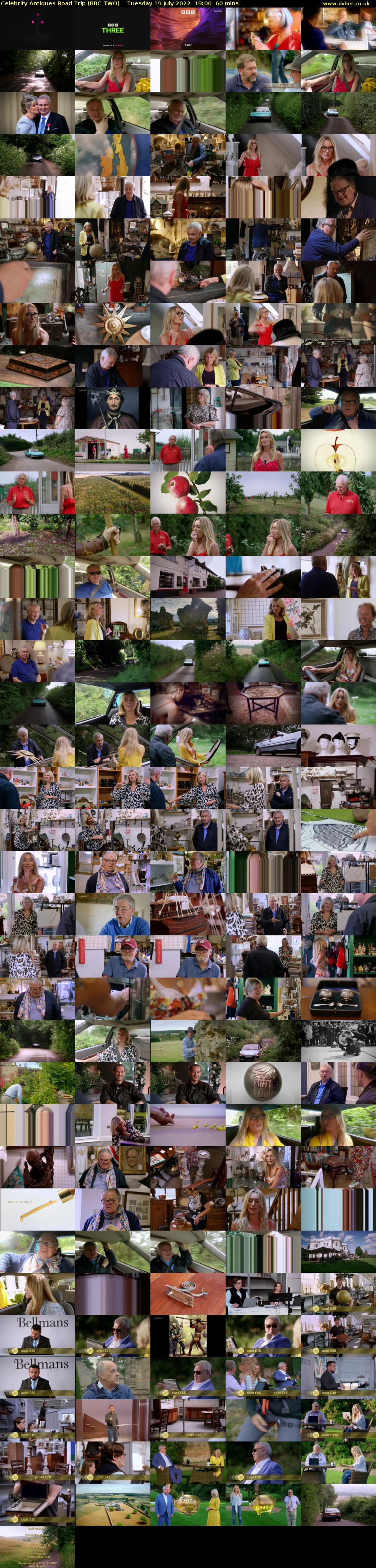 Celebrity Antiques Road Trip (BBC TWO) Tuesday 19 July 2022 19:00 - 20:00