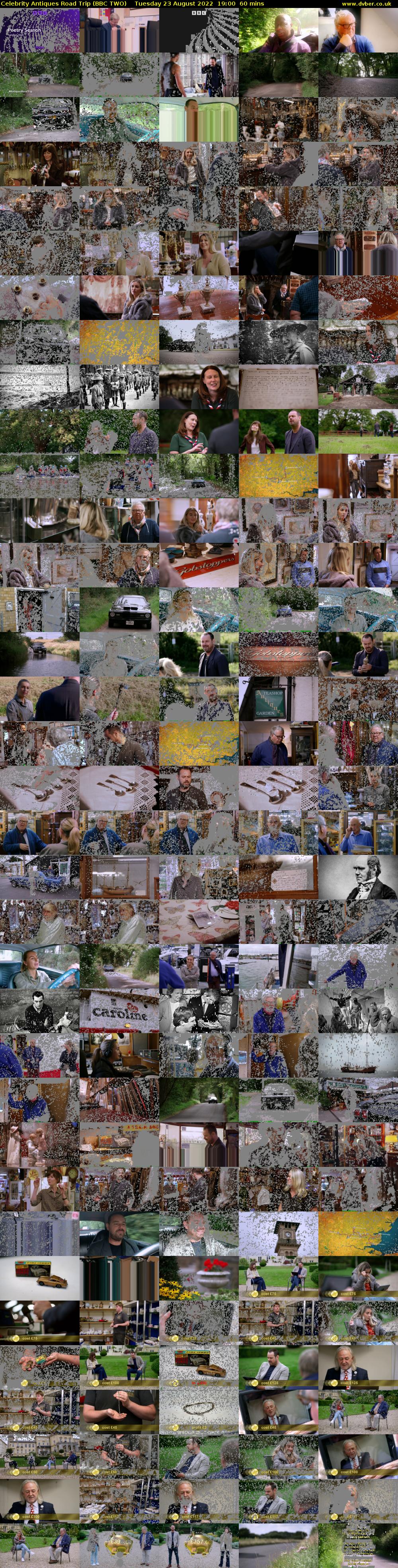Celebrity Antiques Road Trip (BBC TWO) Tuesday 23 August 2022 19:00 - 20:00