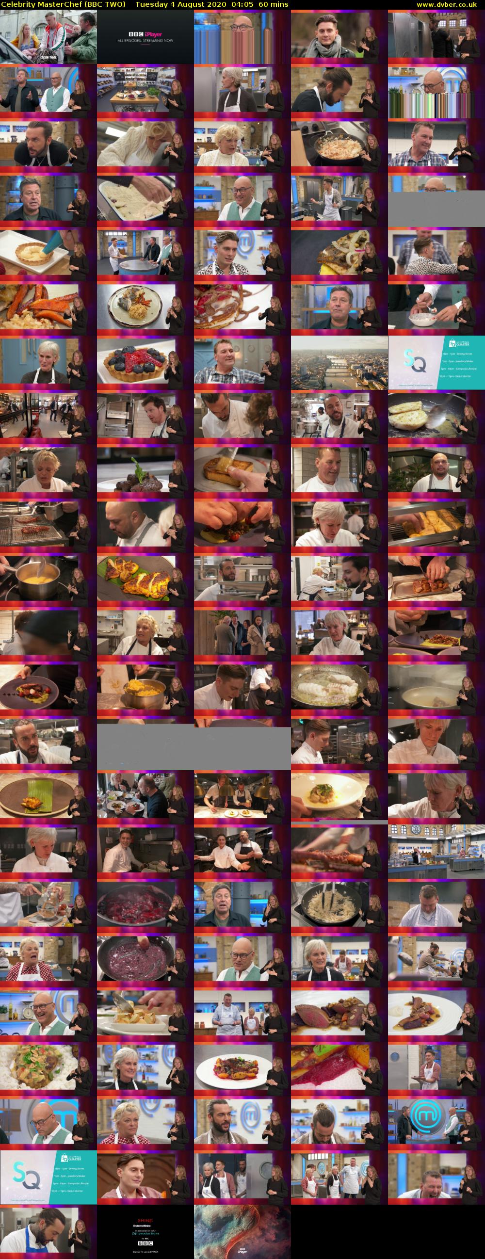 Celebrity MasterChef (BBC TWO) Tuesday 4 August 2020 04:05 - 05:05