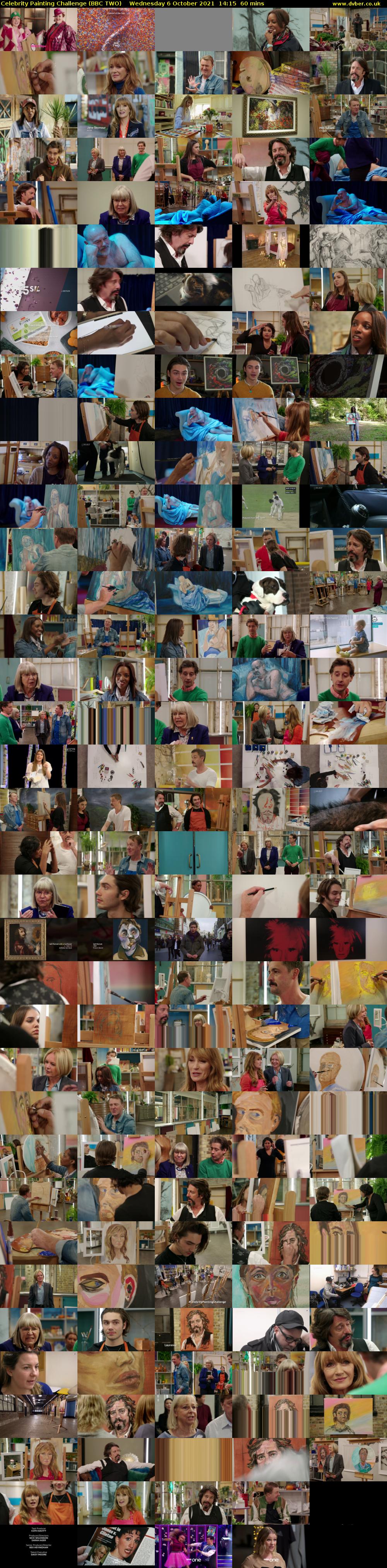 Celebrity Painting Challenge (BBC TWO) Wednesday 6 October 2021 14:15 - 15:15